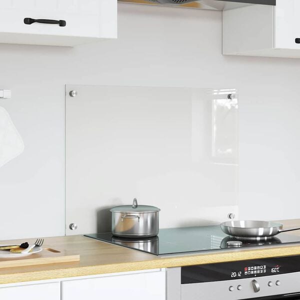 vidaXL Proteção de Cozinha Transparente 70 x 50 cm vidro temperado