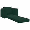 vidaXL Sof&aacute;-Cama Verde Escuro 98 x 71 x 83 cm Veludo