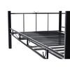 vidaXL Estrutura sofá-cama 90x200 cm metal preto
