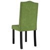 vidaXL Cadeiras de jantar 4 pcs veludo verde-claro