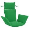 vidaXL Almofada Adirondack PUTTEN 100% Poli&eacute;ster Verde