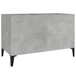 vidaXL Arm&aacute;rio p/ discos 74,5x38x48 cm derivados madeira cinza-cimento