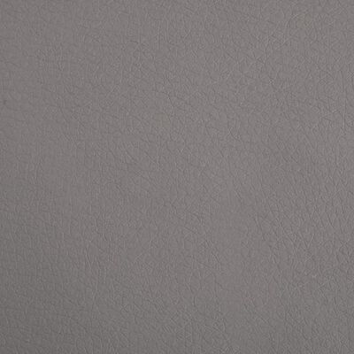 vidaXL Sofá infantil 70x45x30 cm couro artificial cinzento