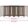 vidaXL Cobertura de radiador derivados de madeira carvalho castanho