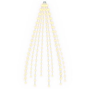 vidaXL Luzes para &aacute;rvores de Natal 180 LED Branco quente 180 cm