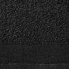 vidaXL Toalhas de banho 5 pcs algod&atilde;o 450 g 70x140 cm preto