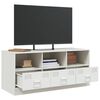 vidaXL M&oacute;vel de TV 99x39x44 cm a&ccedil;o branco