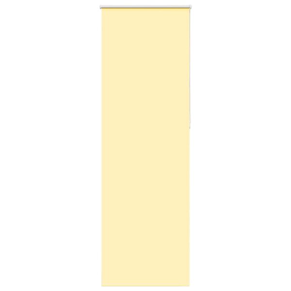 vidaXL Persiana de enrolar 65x210 cm largura tecido 60,7 cm poli&eacute;ster