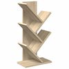 vidaXL Estante de Livros em Forma de &Aacute;rvore 4 Andares 30 x 18 x 60 cm