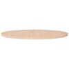 vidaXL Tampo de mesa redondo &Oslash;90x2,5cm carvalho maci&ccedil;o n&atilde;o tratado