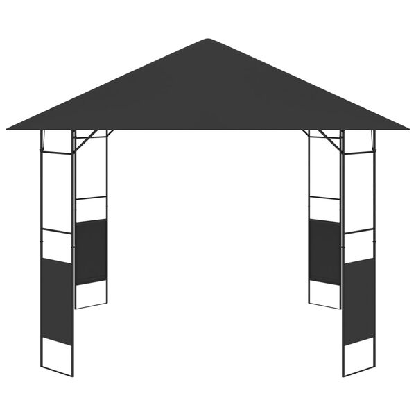 vidaXL Gazebo de jardim 3x3 m 160 g/m&sup2; antracite
