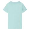 T-shirt infantil menta-claro 116