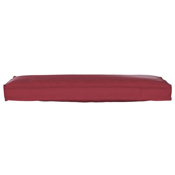 vidaXL Almofada Vinho Vermelho 120 x 40 x 8 cm Tecido Oxford