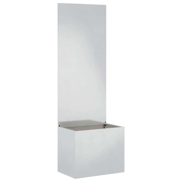 vidaXL Tela de Privacidade para Jardim Fretwork Prata 50 x 140 cm