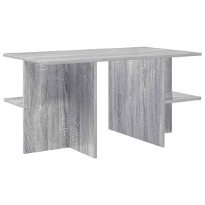 vidaXL Mesa de centro Sonoma Cinzento 87 x 50 x 45 cm