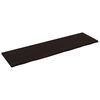 vidaXL Bancada p/ WC 220x60x(2-4)cm madeira tratada maci&ccedil;a castanho