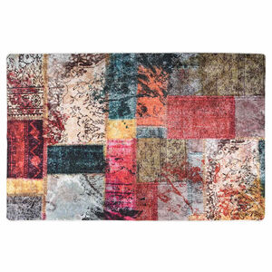 vidaXL Tapete lav&aacute;vel 80x150 cm patchwork multicor
