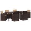 vidaXL Conjunto de Jantar para Jardim 7 unid. PP
