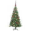 vidaXL &Aacute;rvore de Natal com 150 LEDs com suporte Verde 120 cm PVC