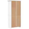 vidaXL Estante BODO 5 prateleiras 82x40x173 cm pinho maciço branco