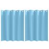 vidaXL Cortinas Blackout com Argolas 2 unid. Azul-Claro 140 x 140 cm