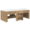 vidaXL Cama Alta para Crian&ccedil;as Carvalho Arttisan 75 x 190 cm