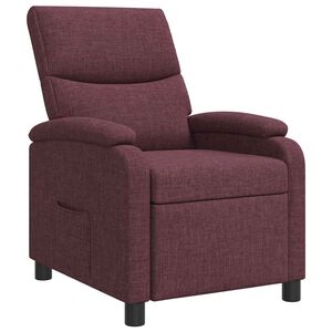 vidaXL Reclin&aacute;vel Roxo Tecido