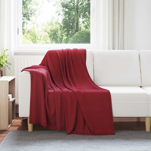 vidaXL Cobertores de Sof&aacute; 24 pcs Vermelho Bordeaux 170 x 130 cm L&atilde;