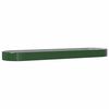 vidaXL Canteiro elevado jardim 523x140x36 cm a&ccedil;o galvanizado verde
