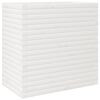 vidaXL Vaso/floreira de jardim 70x40x68,5 cm pinho maci&ccedil;o branco