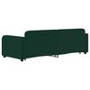vidaXL Sof&aacute;-cama com gavet&atilde;o 80x200 cm veludo verde-escuro
