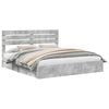 vidaXL Cama com Armazenamento com gaveta Cinzento 200 x 200 cm