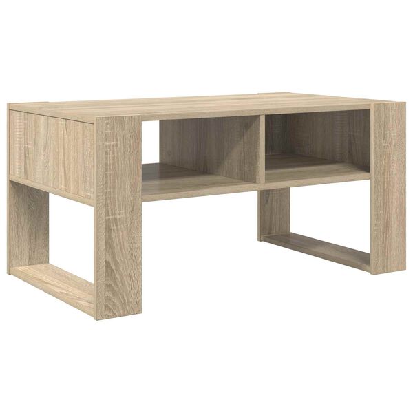 vidaXL Mesa de centro Carvalho Sonoma 92 x 53 x 45 cm