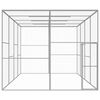 vidaXL Jaula para gatos 6x3x2,5 m a&ccedil;o galvanizado