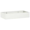 vidaXL Muro de Conten&ccedil;&atilde;o 6 unid. 200 x 100 x 30 cm A&ccedil;o Branco