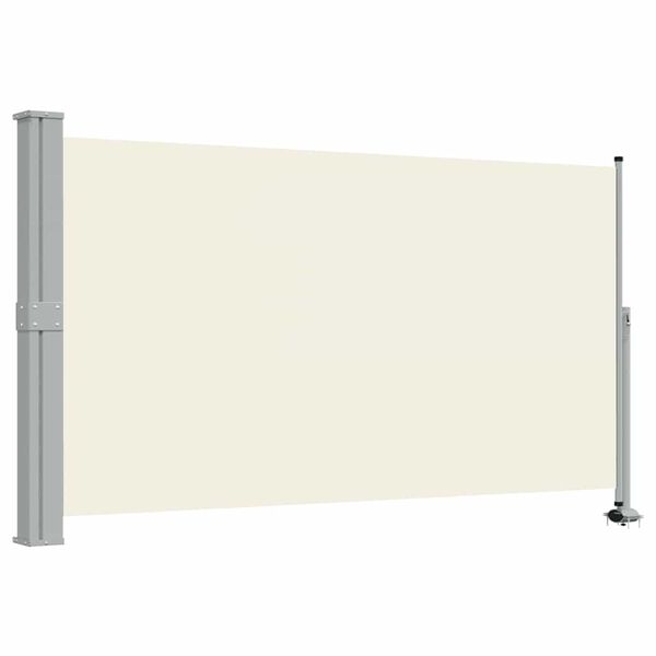 vidaXL Toldo lateral retr&aacute;til para p&aacute;tio 140x300 cm creme