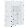 vidaXL Arm&aacute;rio pl&aacute;stico modular 14 gavetas 37x146x180,5cm branco