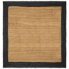 vidaXL Tapete de &Aacute;rea Cinzento-Escuro 240 x 240 cm Juta