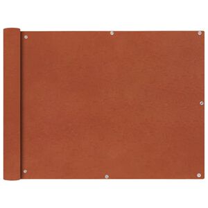vidaXL Tela varanda tecido Oxford 90x400 cm terracota