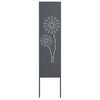 vidaXL Tela de Privacidade para Jardim Fretwork Antracite 32 x 140 cm