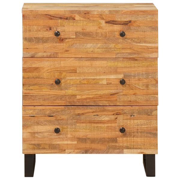 vidaXL Buffet de Armazenamento Castanho 60 x 33 x 75 cm