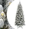 vidaXL &Aacute;rvore de Natal Artificial com 300 LEDs Branco 240 cm