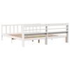 vidaXL Cama sem colch&atilde;o 180x200 cm madeira de pinho maci&ccedil;a branco