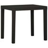 vidaXL Mesa de jardim 79x65x72 cm pl&aacute;stico antracite