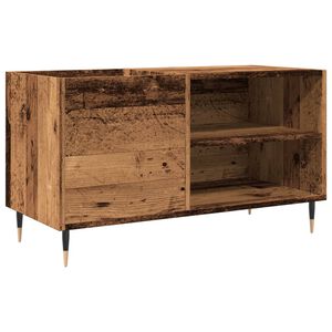 vidaXL Arm&aacute;rio p/ discos 84,5x38x48 cm derivados madeira madeira velha