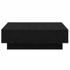 vidaXL Mesa de centro Carvalho Preto 90 x 90 x 28 cm
