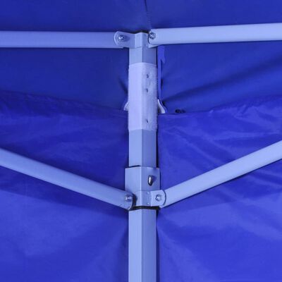 vidaXL Tenda dobrável 3 x 3 m azul com 4 paredes