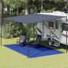 vidaXL Tapete de campismo para tenda PEAD 300x600 cm azul