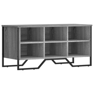 vidaXL Sapateira 90x38x45,5 cm derivados de madeira cinzento sonoma