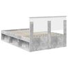 vidaXL Estrutura da Cama Concreto 120 x 190 cm Madeira processada
